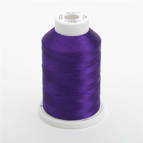 Sulky 40 wt 1500 Yard Rayon Thread - 944-1195 - Dk Purple